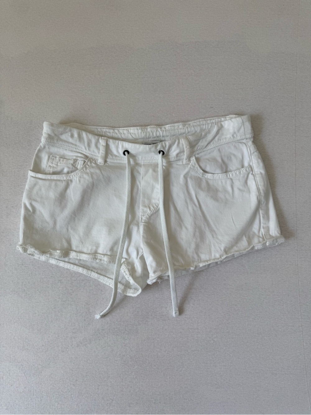 James Perse Women's White Cotton Shorts
